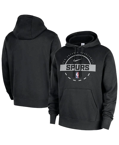 Nike Men's Black San Antonio Spurs 2025/26 Authentic Practice Club Pullover Hoodie