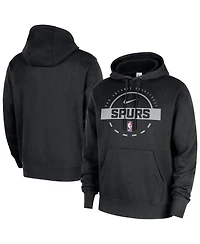 Nike Men's Black San Antonio Spurs 2025/26 Authentic Practice Club Pullover Hoodie
