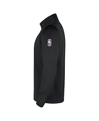 Nike Men's Black Milwaukee Bucks 2025/26 Authentic Coaches Quarter-Zip Pullover Jacket