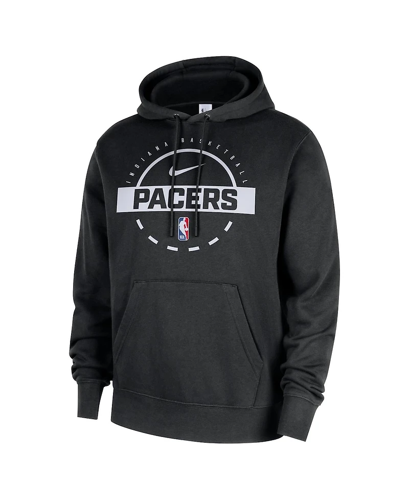 Nike Men's Black Indiana Pacers 2025/26 Authentic Practice Club Pullover Hoodie
