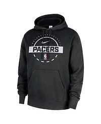 Nike Men's Black Indiana Pacers 2025/26 Authentic Practice Club Pullover Hoodie