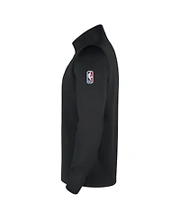 Nike Men's Black Philadelphia 76ers 2025/26 Authentic Coaches Quarter-Zip Pullover Jacket