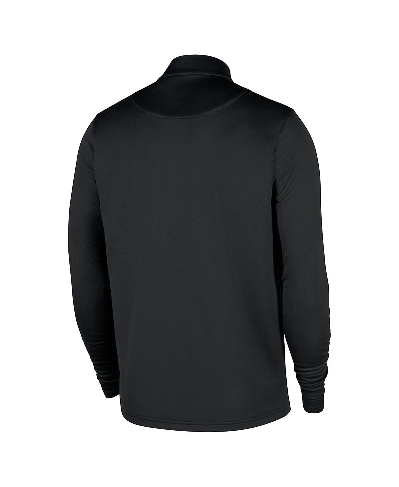 Nike Men's Black Minnesota Timberwolves 2025/26 Authentic Coaches Quarter-Zip Pullover Jacket