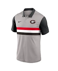 Nike Men's Gray/Black Georgia Bulldogs Vapor Performance Polo Shirt