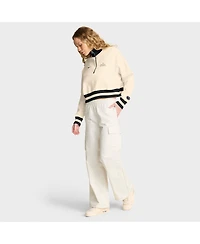 Nike Women's Cream/Navy Penn State Nittany Lions Legacy Half-Zip Sweatshirt