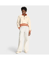 Nike Women's Cream/Orange Clemson Tigers Legacy Half-Zip Sweatshirt