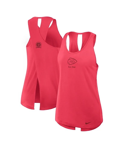 Nike Women's Red Kansas City Chiefs Glory Crisscross Performance Tank Top