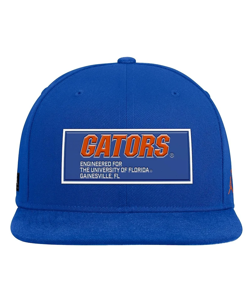 Jordan Men's Royal Florida Gators 2025 On-field Patch Pro Dri-fit Snapback Hat