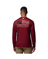 Columbia Men's Garnet Florida State Seminoles Phg Terminal Shot 3-Hit Long Sleeve T-Shirt