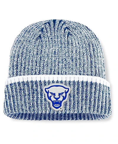 Fanatics Men's Royal/White Pitt Panthers Haze Cuffed Knit Hat