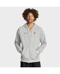 Nike Men's Gray Texas Longhorns 2025 Sideline Standard Issue Dri-fit Full-Zip Hoodie