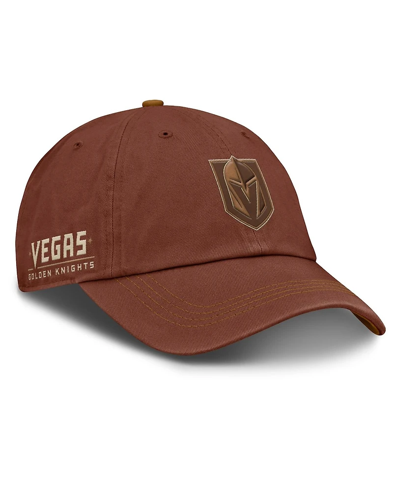 Fanatics Men's Brown Vegas Golden Knights Fall Leaves Timber Adjustable Hat