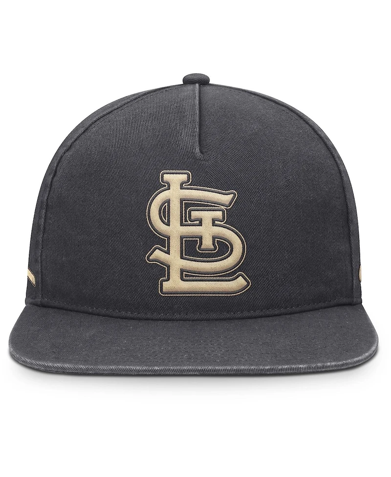 Nike Men's Anthracite St. Louis Cardinals Monotone Pro Adjustable Hat