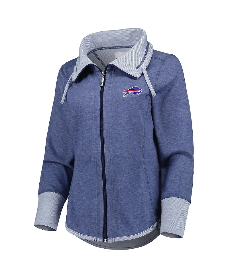 Tommy Bahama Women's Heathered Royal Buffalo Bills Sport Sun Fade Full-Zip Sweatshirt