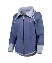 Tommy Bahama Women's Heathered Royal Buffalo Bills Sport Sun Fade Full-Zip Sweatshirt