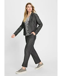 Olsen Women's Coated Biker Jacket