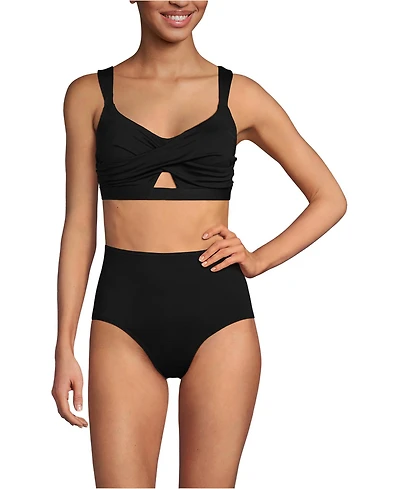Lands' End Women's Twist Front Bikini Top