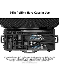 Westcott Rolling Hard Case for FJ400 Strobes