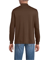 Lands' End Big & Tall Cotton Supima Mock Turtleneck