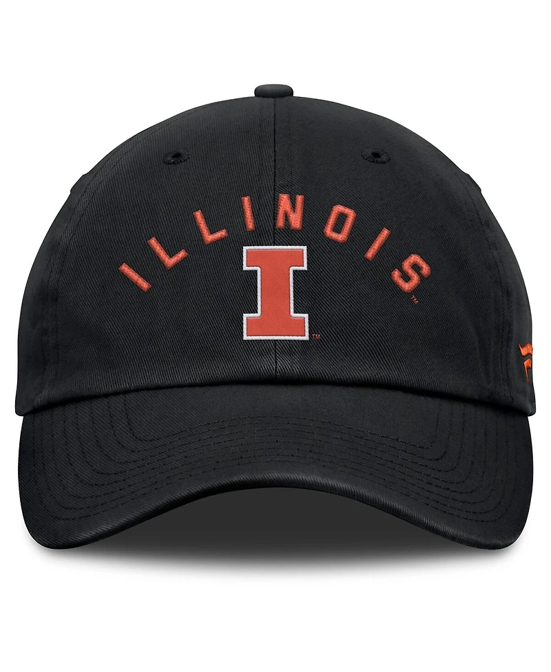Fanatics Men's Black Illinois Fighting Illini Myth Adjustable Hat