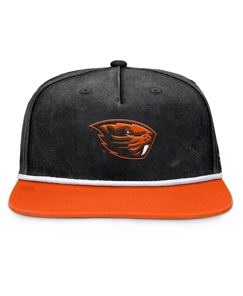 Fanatics Men's Black Oregon State Beavers Forge Rope Adjustable Hat