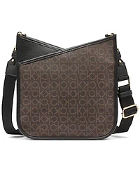 Calvin Klein Lyla Signature Adjustable Crossbody with Web Strap