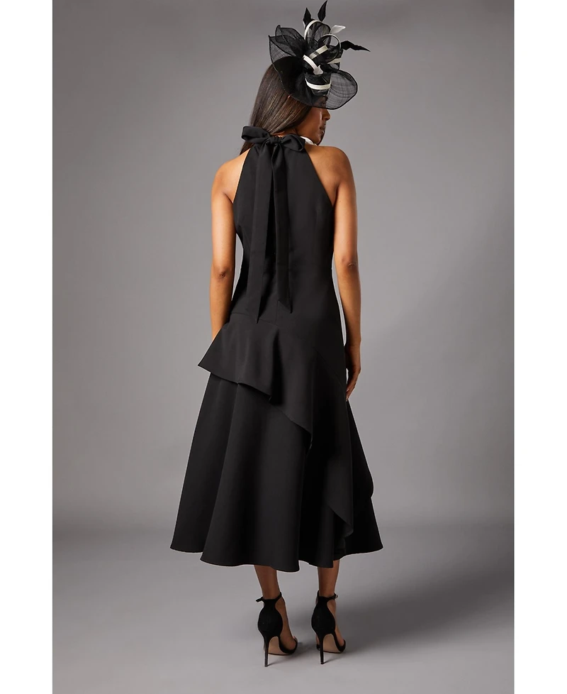 Coast Petite High Neck Corsage Midi Dress