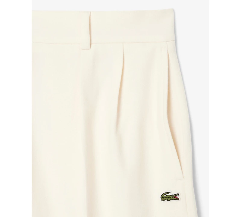 Lacoste Usa Women's Oversized Wide Leg Trousers