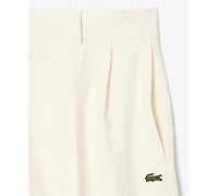 Lacoste Usa Women's Oversized Wide Leg Trousers
