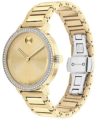 Movado Women's Bold Evolution 2.0 Swiss Quartz Light Gold Steel Watch, 34mm