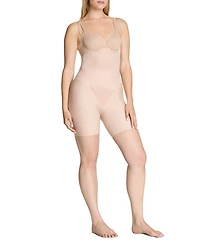 Spanx Women's Ultra-Sculpt Open-Bust Mid-Thigh Bodysuit Shapewear