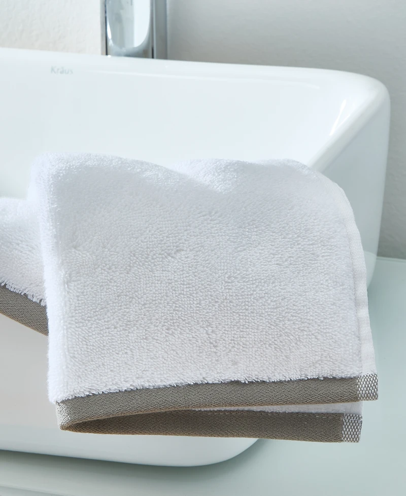 Hotel Collection Linea Cotton Washcloth, 13" x