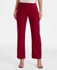 Tahari Asl Women's Velvet Flare Pants