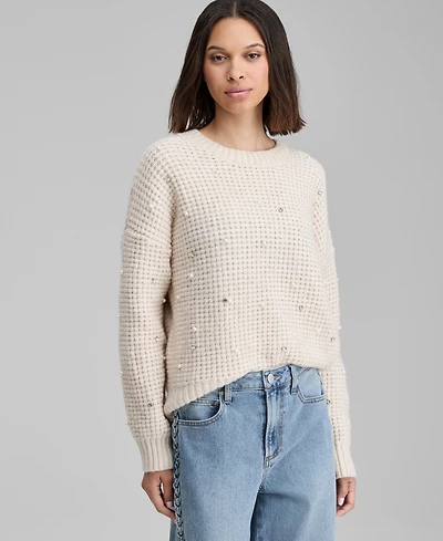And Now This Women's Embellished Crewneck Sweater, Macy's Exclusive