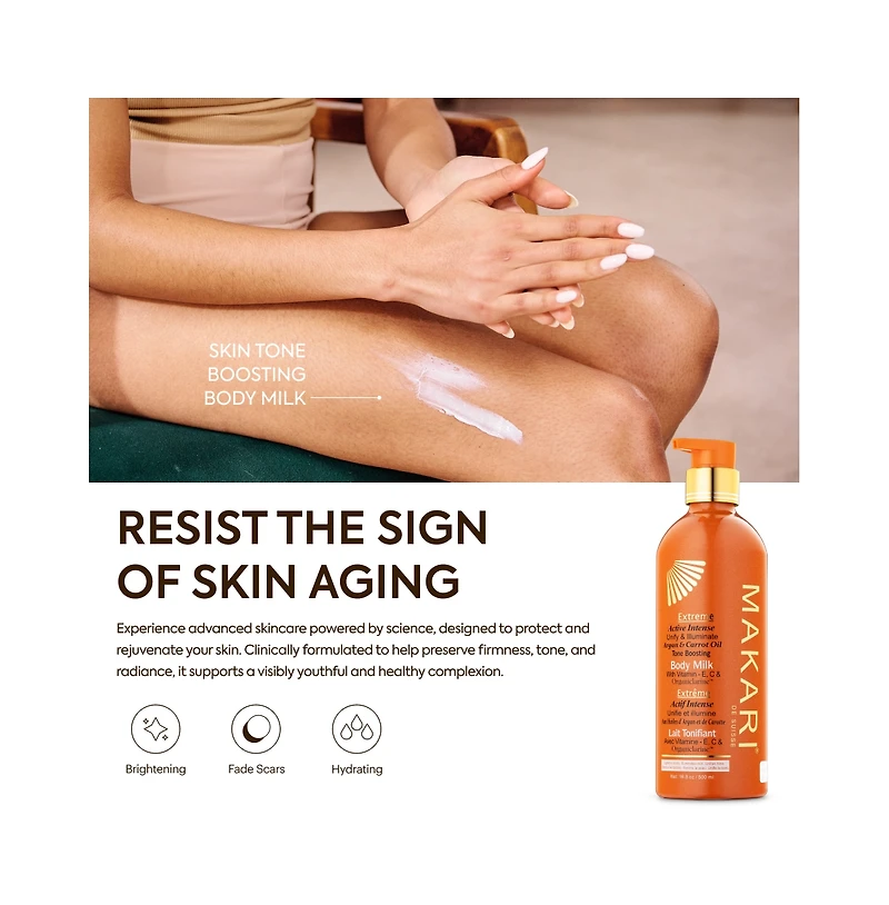 Extreme Argan & Carrot Oil Tone Boosting Body Lotion - 16.8oz