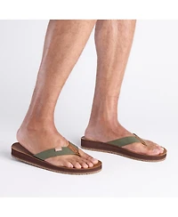 Feelgoodz Men's Men s Zensole Kinderz Faux Leather Flip-Flop Thong Sandals