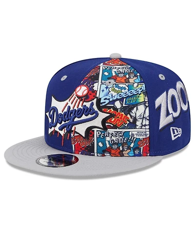 New Era Men's Royal/Gray Los Angeles Dodgers 2025 Mlb Diamond Hero Edition 9FIFTY Snapback Hat