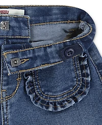 Levi's Toddler Girls 2-Piece Drop Shoulder Top and Jeans Set