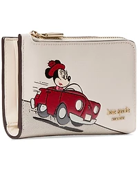 Disney | Macy's Minnie Mouse Zip-Top Leather Wallet , Exclusively at Macy's