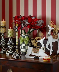 MacKenzie-Childs Christmas Tree Dinner Candles, Set of 2