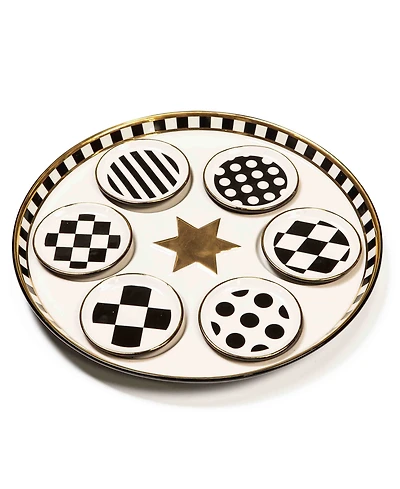 Mackenzie-Childs Courtly Seder Plate