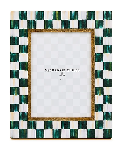 MacKenzie-Childs Courtly Check Lacquer Frame, 5" x 7"