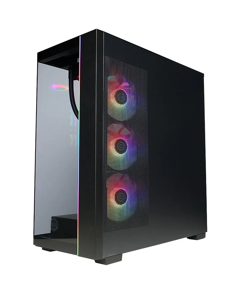 Gamer Supreme Liquid Cool Gaming Desktop Ryzen 7 9800X3D 32GB Ram Nvidia GeForce Rtx 5070 Ti 2TB Ssd Storage - Black