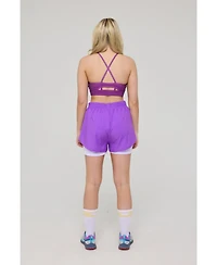 Oosc Women's Medium Support Infinite Sports Bra - Purple