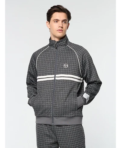 Sergio Tacchini Big & Tall Dallas Houndstooth Track Jacket