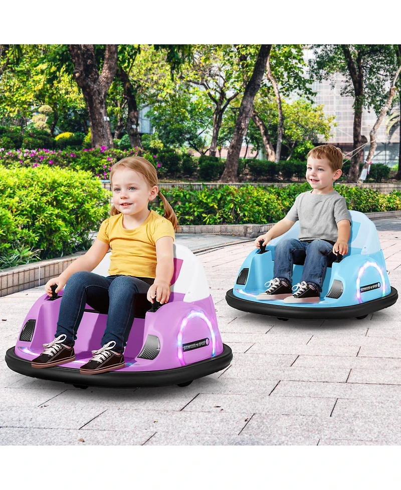 Akiudex 12V Kids Ride-On Bumper Car with Remote Control and Music