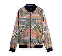 Scotch & Soda Men's Reversible Bomber Jacket