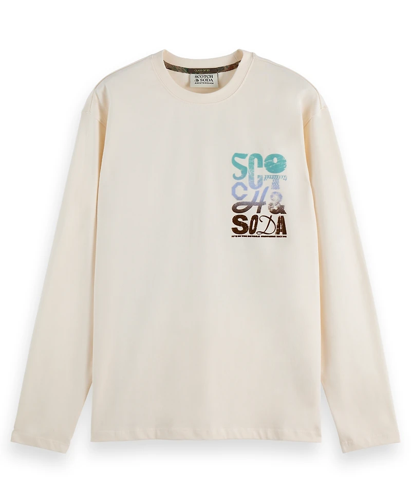 Scotch & Soda Men's Relaxed Fit Artwork T-Shirt