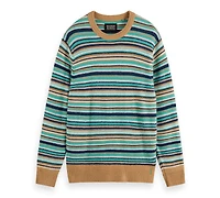 Scotch & Soda Men's Striped Long Sleeve Sweater