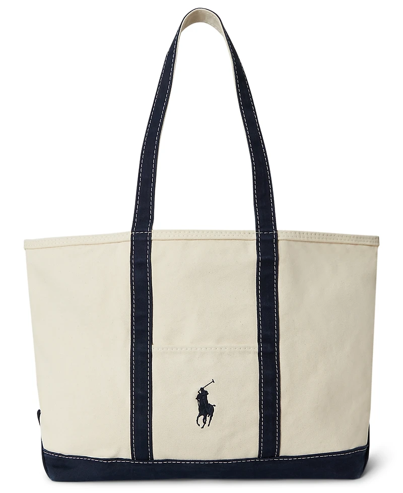 Polo Ralph Lauren Big Pony Canvas Spacious Tote